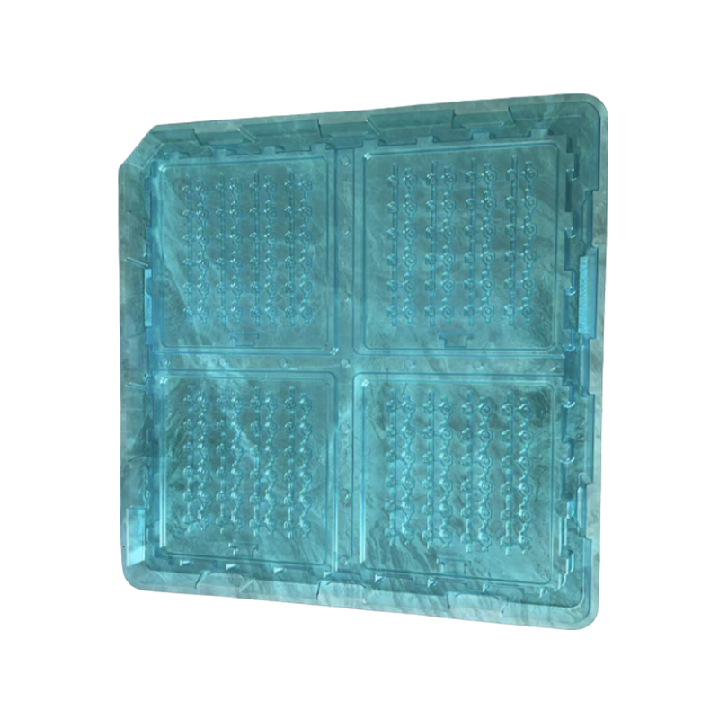 What are the deformation rate control standards for pet precision parts packaging trays under high temperature environments?