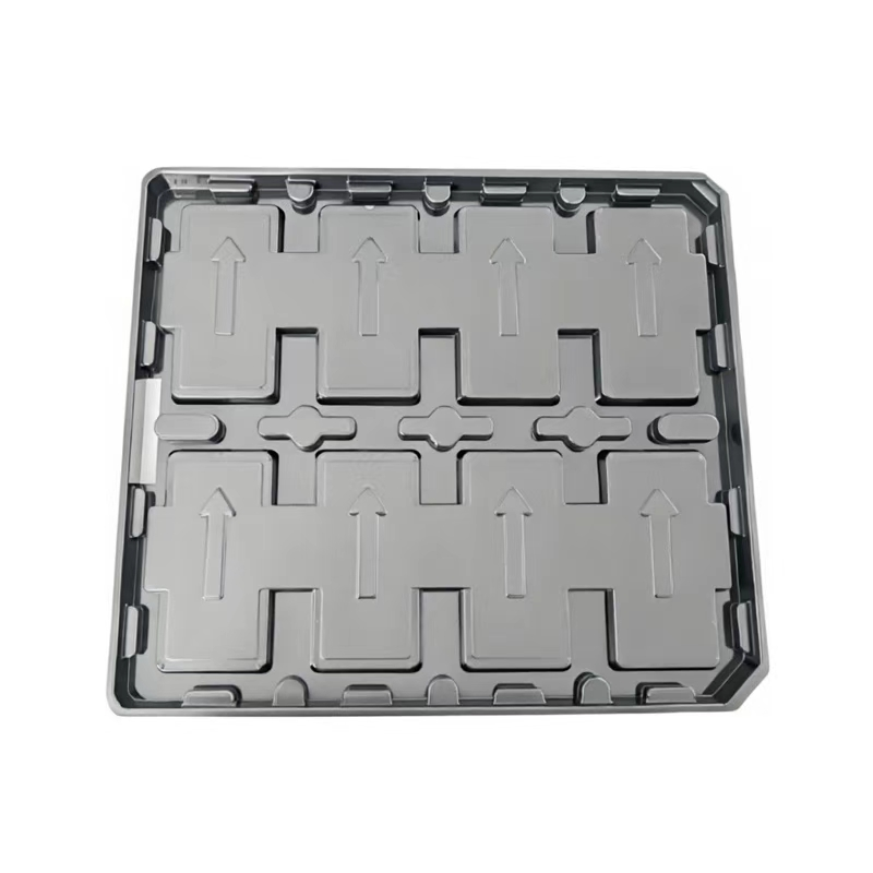 How does the ABS precision aluminum parts packaging tray solve the challenges of protection and environmental adaptation during long-distance transportation of precision parts?